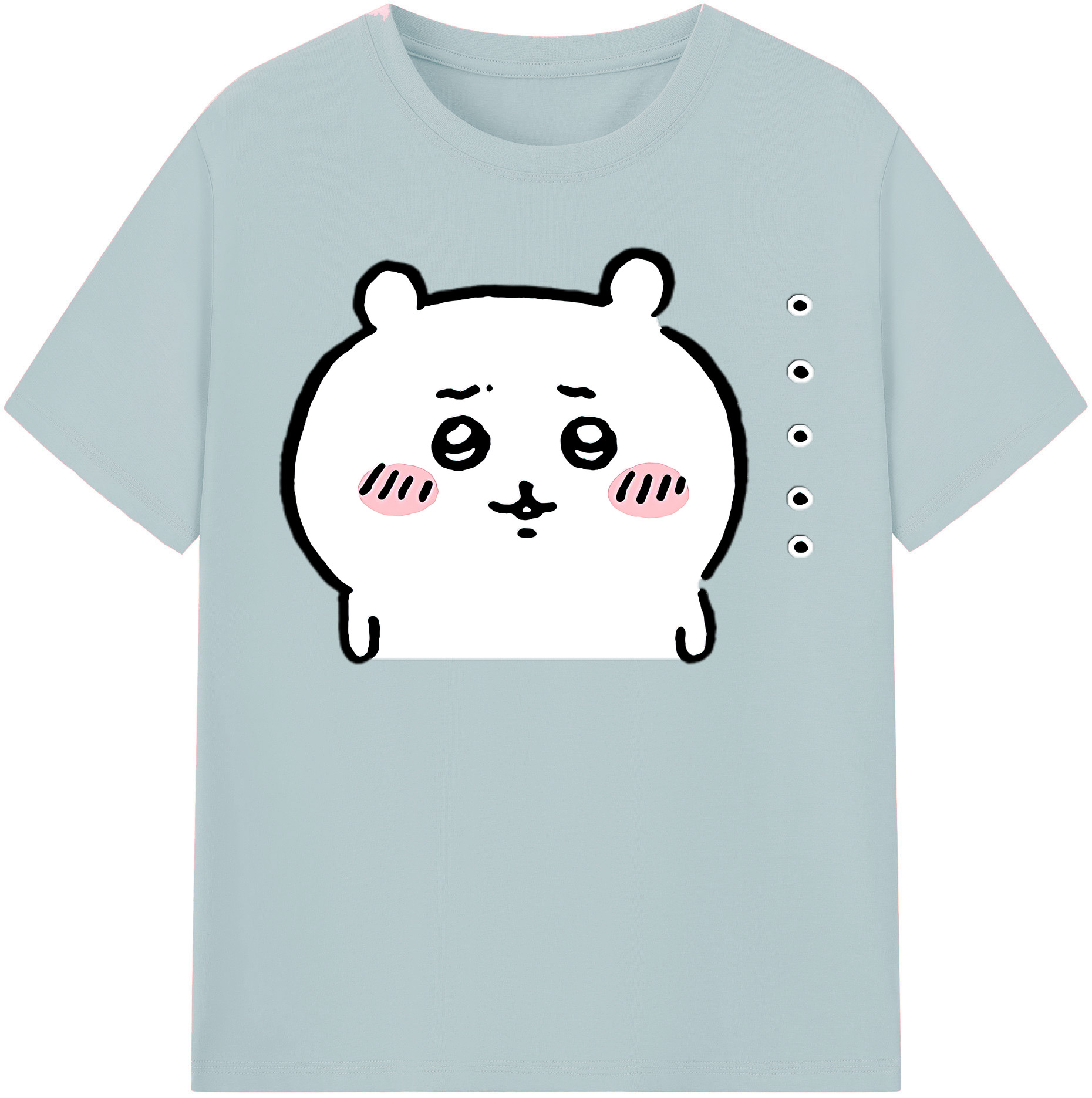 （画像用） ちいかわ ちいかわ Chii-kawa chiikawa 綿100％半袖Tシャツ（フロントプリント）